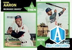 2012 Topps Heritage Baseball Then and Now #TN-AK Hank Aaron/Matt Kemp
